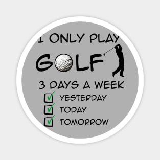 Golf Print Magnet